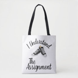 Ik begrijp de opdracht Stem Blauw Rally Gift Tote Bag