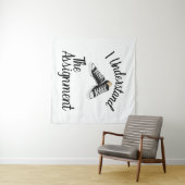 Ik begrijp de opdracht Stem Blauw Rally Gift Wandkleed (In Situ (horizontaal))