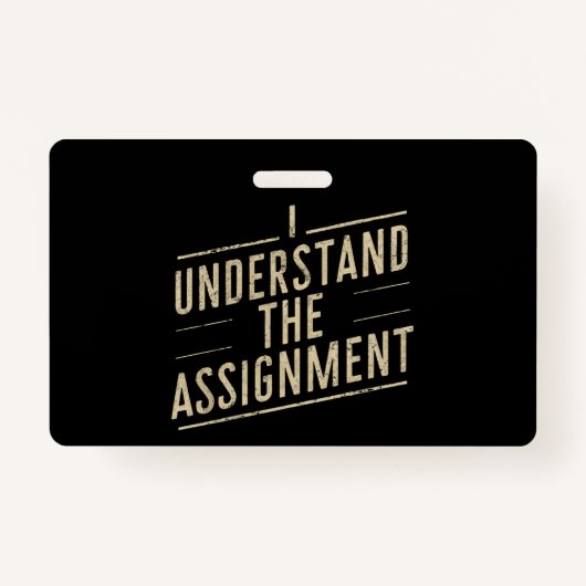 Ik begrijp de opdracht Stem Kamala's 2024 Badge (Voorkant)