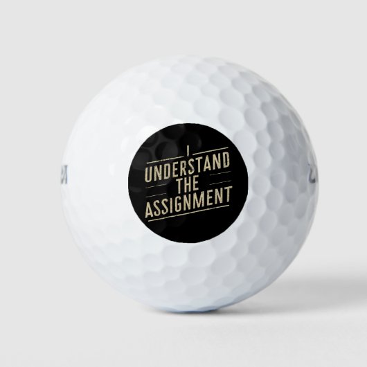 Ik begrijp de opdracht Stem Kamala's 2024 Golfballen (Voorkant)