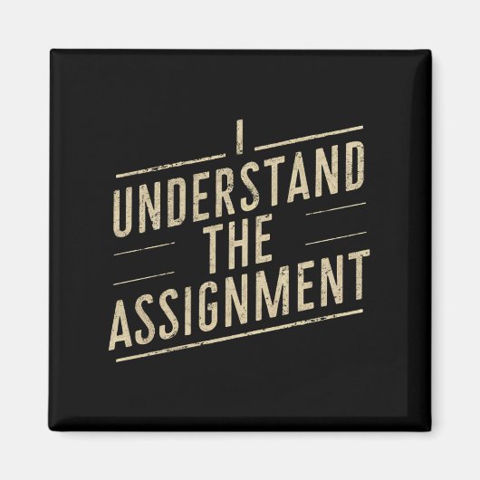 Ik begrijp de opdracht Stem Kamala's 2024 Magneet (Voorkant)