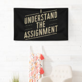 Ik begrijp de opdracht Stem Kamala's 2024 Spandoek (Insitu)