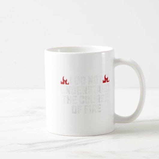 Ik begrijp de vuurloop niet koffiemok (Rechts)