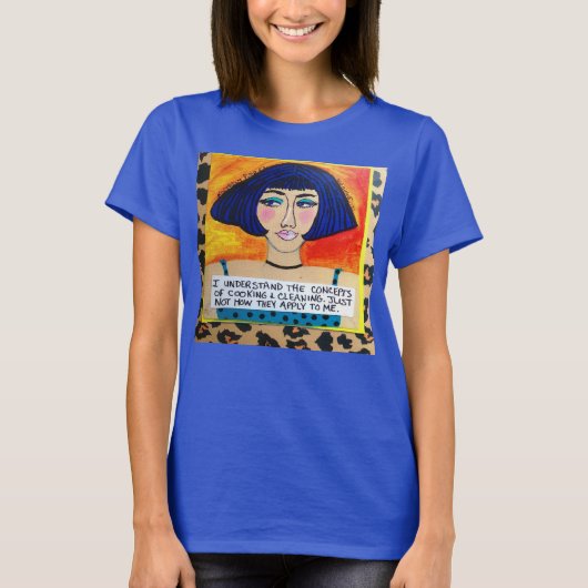IK BEGRIJP HET BEGRIP COOKING EN CLEANING. T-SHIRT (Voorkant)