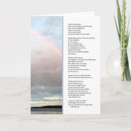 Ik begrijp het niet, Relaties Kaart (Voorkant)