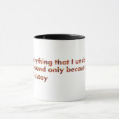 ... Ik begrijp het omdat ik van houd (Tolstoy quot Mok (Midden)