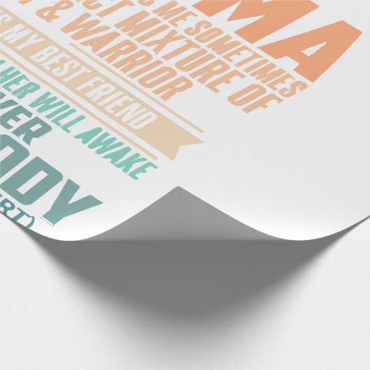 IK BEGRIJP MIJN HOUDING VAN MIJN GEWELDIGE OMA CADEAUPAPIER (Hoek)