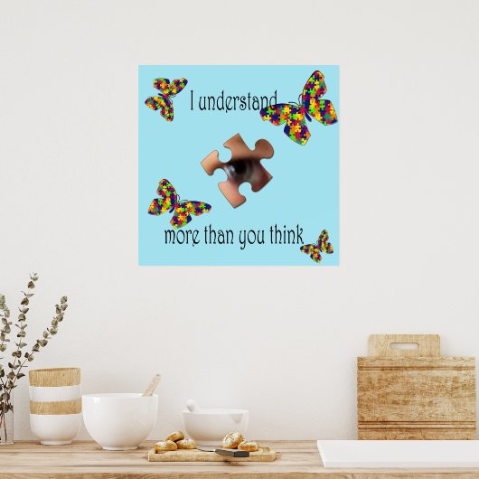 Ik begrijp poster (Keuken)