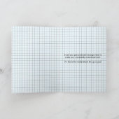 ik behaalde samenstellingsboek een diploma aankondiging (Binnen)