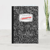 ik behaalde samenstellingsboek een diploma aankondiging (Voorkant)