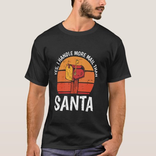 Ik behandel meer postbeambte Mailman Mail Lady T-shirt (Voorkant)