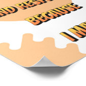 Ik behandel mezelf met zorg, want ik maak me uit poster (Hoek)