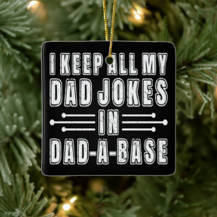 Ik Beheer Alle Vader Grappen In Een Vader Database Keramisch Ornament