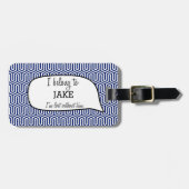 Ik behoor tot bagagelabel (Voorkant horizontaal)