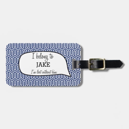 Ik behoor tot bagagelabel (Voorkant horizontaal)