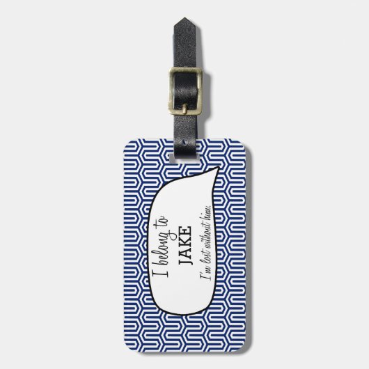 Ik behoor tot bagagelabel (Voorkant verticaal)