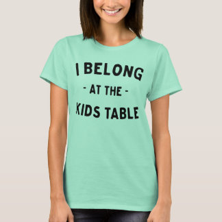 Ik behoor tot de kinder tafel t-shirt