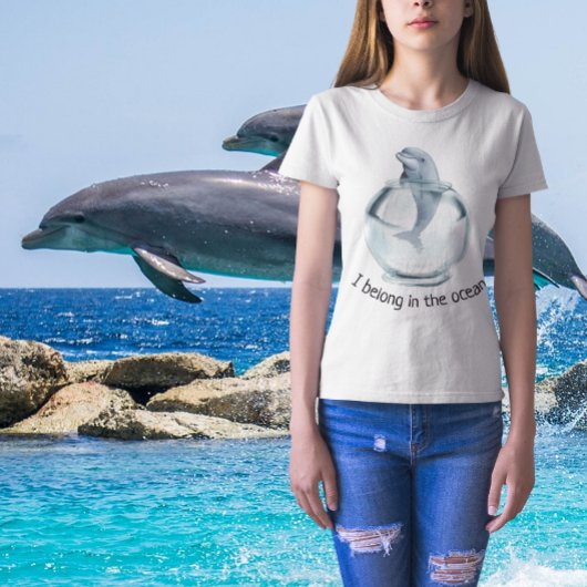 Ik behoor tot de oceaan Leeg de Tanks Dolfijn