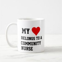 Ik behoor tot een communautaire verpleegkundige Mo Koffiemok