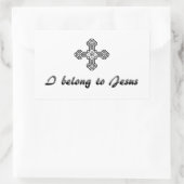 Ik behoor tot Jesus Sticker (Tas)