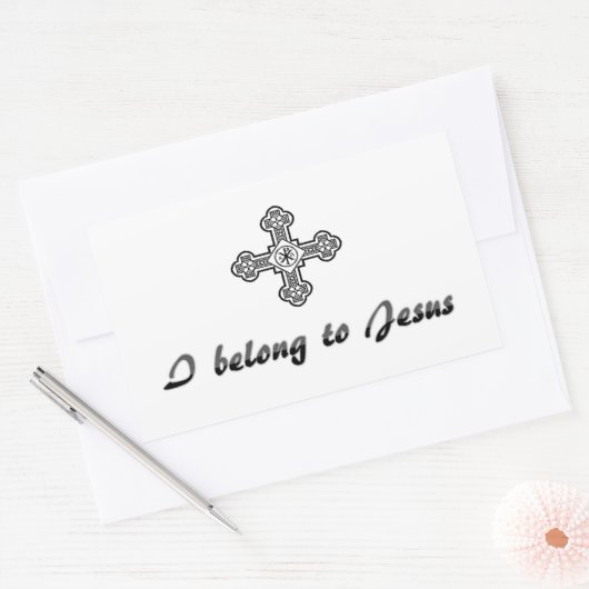 Ik behoor tot Jesus Sticker (Envelop)
