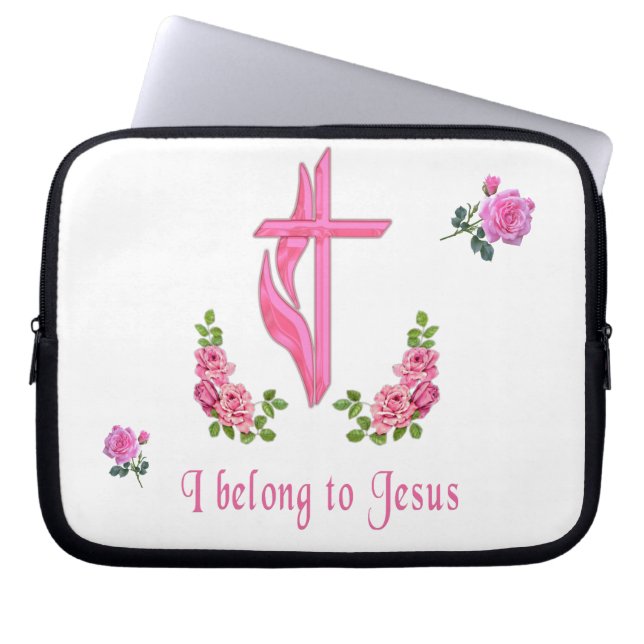 Ik behoor tot Jezus 10-inch laptophoes Laptop Sleeve (Voorkant)