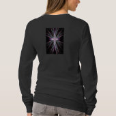 Ik behoor tot Jezus Basic Long Sleeve Feather Cros T-shirt (Achterkant)