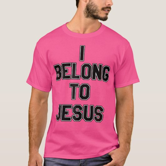 Ik behoor tot Jezus T-shirt (Voorkant)