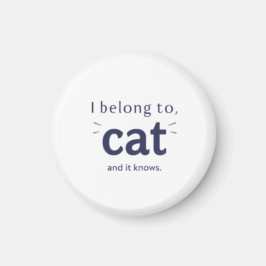 Ik behoor tot Kat Magneet (Voorkant)