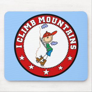 Ik beklim Bergen Mousepad Muismat