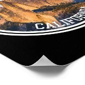 Ik beklom Half Dome (wandel T-shirt) Poster (Hoek)
