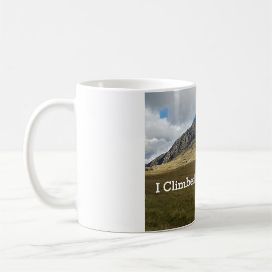 Ik beklom Tryfan - Wales Koffiemok (Links)