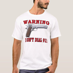 Ik bel niet 911 t-shirt