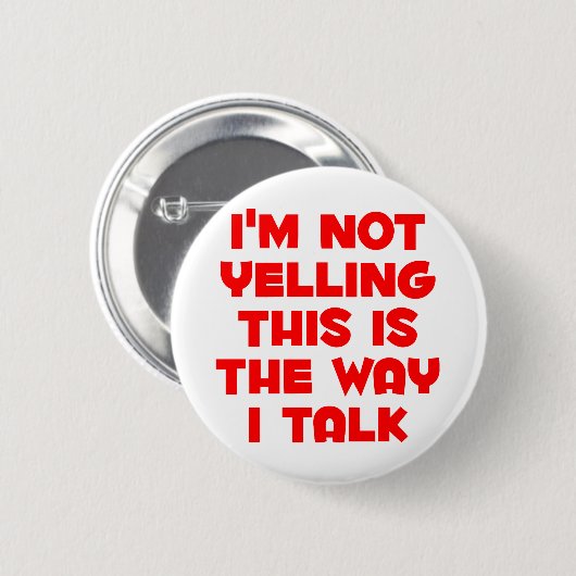 Ik bel niet ronde button 5,7 cm (Voorkant /achterkant)