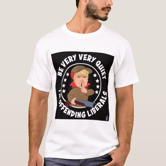 Ik beledig liberalen t-shirt (Voorkant)