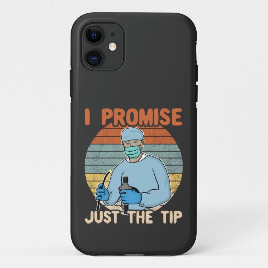 Ik beloof alleen de tip - endoscopie, colonoscopie Case-Mate iPhone case (Achterkant)