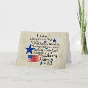 Ik beloof Allegiance aan de vlag Kaart