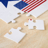 Ik beloof Allegiance aan de vlag Legpuzzel (Zijkant)