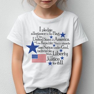 Ik beloof Allegiance aan de vlag van de Verenigde T-shirt