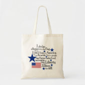 Ik beloof Allegiance aan de vlag van de Verenigde  Tote Bag (Voorkant)