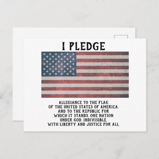 Ik beloof Briefkaart (Voorkant / Achterkant)