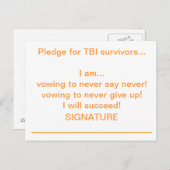 Ik beloof... briefkaart (Voorkant / Achterkant)