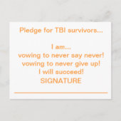 Ik beloof... briefkaart (Voorkant)