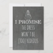 Ik beloof bruidsmeisje / Maid of Honor voorstel Kaart (Voorkant)