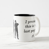 Ik beloof dat dit mijn laatste puppy is. Mok (Voorkant rechts)