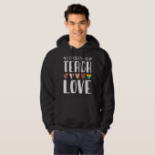 Ik beloof dat ik de diversiteit van de liefde en d hoodie (Voorkant volledig)