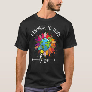 Ik beloof dat ik de diversiteit van de liefde en d t-shirt