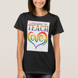 Ik beloof dat ik lesbische homo's zal leren kennen t-shirt