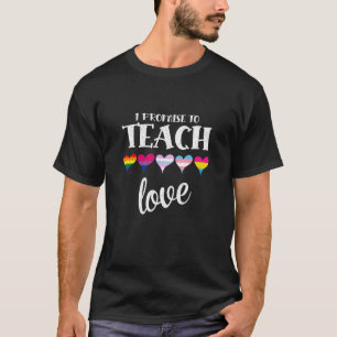 Ik beloof dat ik LGBT Q Pride Proud Ally T-shirt