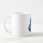 Ik beloof dat ik vriendelijk ben koffiemok (Links)